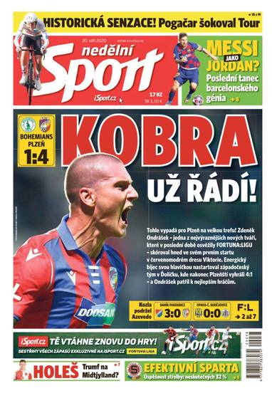nedělní Sport - 38/2020 - CZECH NEWS CENTER a. s.