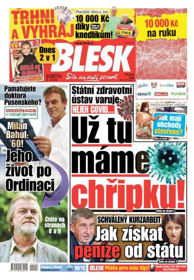 BLESK - 26.9.2020 - CZECH NEWS CENTER a. s.