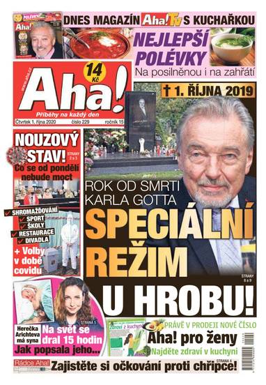 Aha! - 1.10.2020 - CZECH NEWS CENTER a. s.