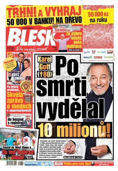 BLESK - 2.10.2020 - CZECH NEWS CENTER a. s.