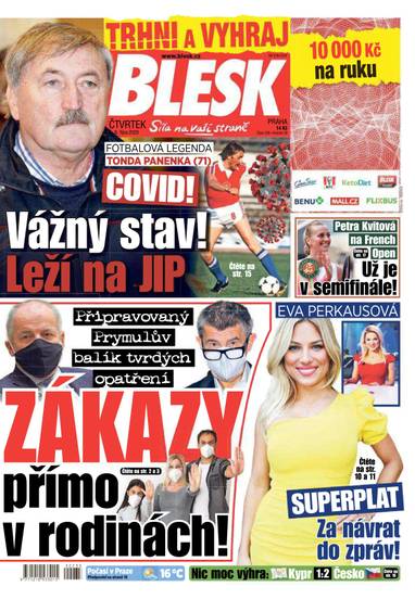 BLESK - 8.10.2020 - CZECH NEWS CENTER a. s.
