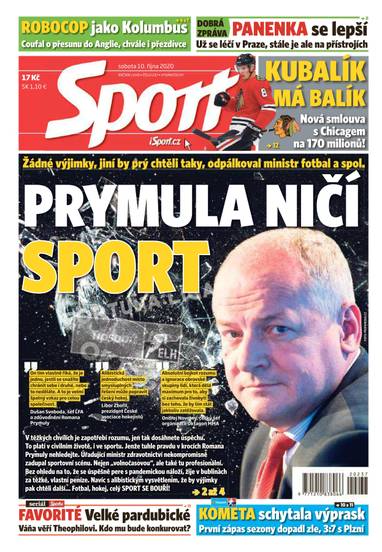 Sport - 10.10.2020 - CZECH NEWS CENTER a. s.