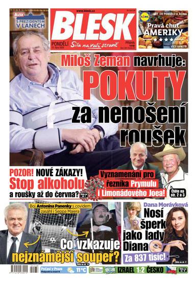 BLESK - 12.10.2020 - CZECH NEWS CENTER a. s.