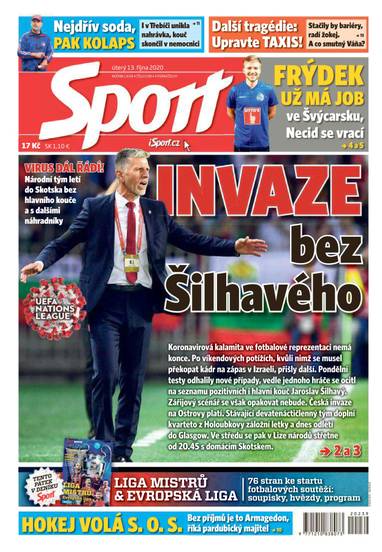 Sport - 13.10.2020 - CZECH NEWS CENTER a. s.