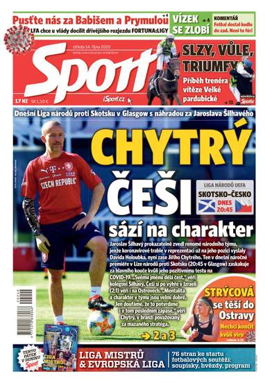 Sport - 14.10.2020 - CZECH NEWS CENTER a. s.