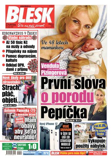 BLESK - 15.10.2020 - CZECH NEWS CENTER a. s.