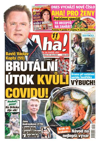 Aha! - 20.10.2020 - CZECH NEWS CENTER a. s.