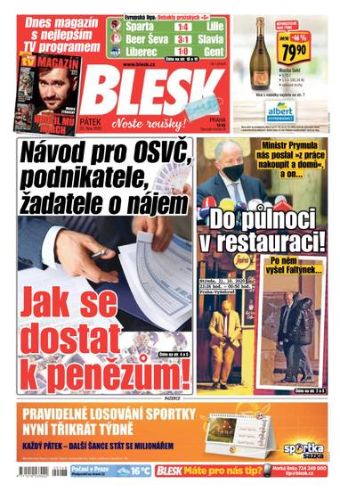 BLESK - 23.10.2020 - CZECH NEWS CENTER a. s.