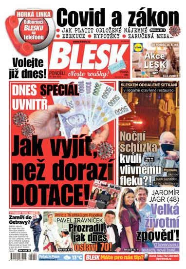 BLESK - 26.10.2020 - CZECH NEWS CENTER a. s.