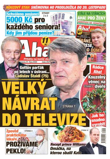 Aha! - 31.10.2020 - CZECH NEWS CENTER a. s.