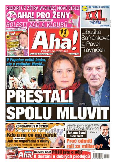 Aha! - 2.11.2020 - CZECH NEWS CENTER a. s.