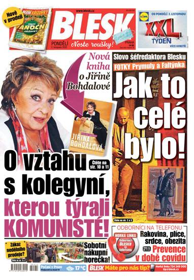 BLESK - 2.11.2020 - CZECH NEWS CENTER a. s.