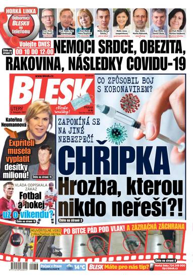 BLESK - 3.11.2020 - CZECH NEWS CENTER a. s.
