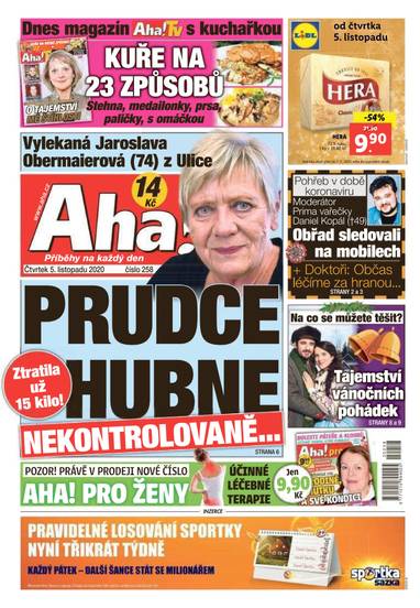 Aha! - 5.11.2020 - CZECH NEWS CENTER a. s.