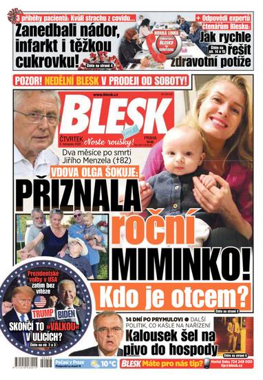 BLESK - 5.11.2020 - CZECH NEWS CENTER a. s.