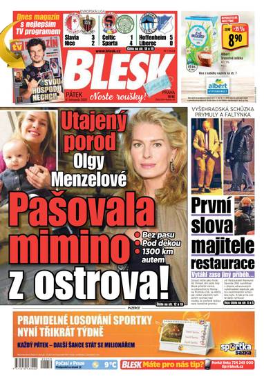 BLESK - 6.11.2020 - CZECH NEWS CENTER a. s.