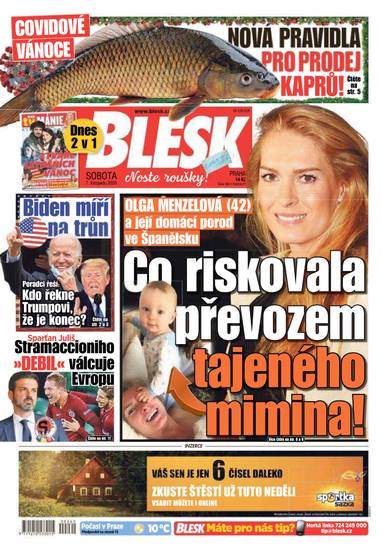 BLESK - 7.11.2020 - CZECH NEWS CENTER a. s.