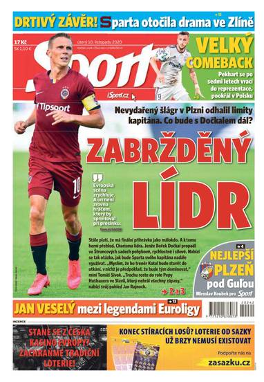 Sport - 10.11.2020 - CZECH NEWS CENTER a. s.