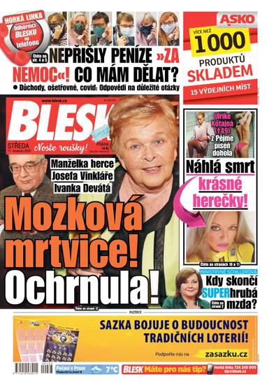 BLESK - 11.11.2020 - CZECH NEWS CENTER a. s.