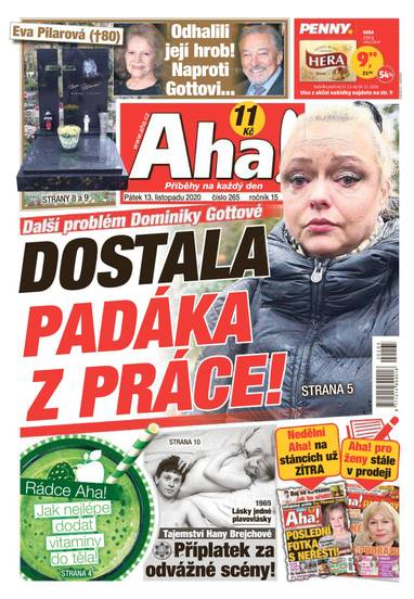 Aha! - 13.11.2020 - CZECH NEWS CENTER a. s.
