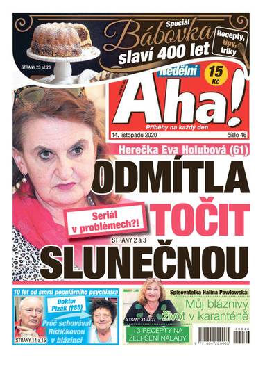 Nedělní Aha! - 46/2020 - CZECH NEWS CENTER a. s.