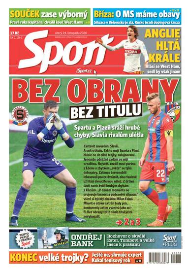 Sport - 24.11.2020 - CZECH NEWS CENTER a. s.