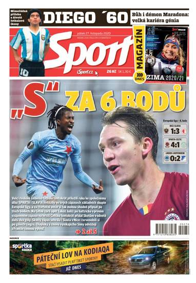 Sport - 27.11.2020 - CZECH NEWS CENTER a. s.