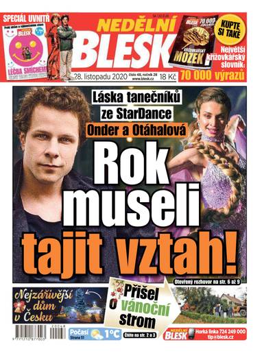 NEDĚLNÍ BLESK - 48/2020 - CZECH NEWS CENTER a. s.