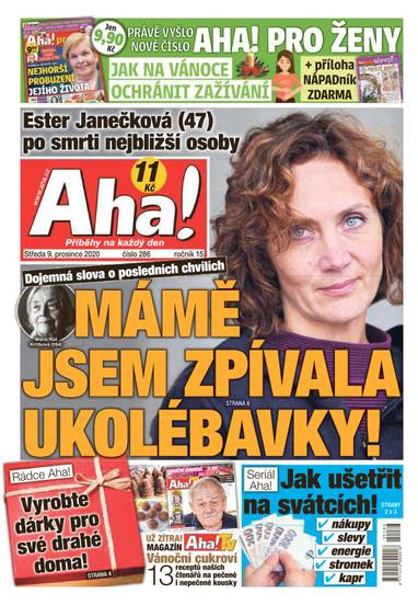 Aha! - 9.12.2020 - CZECH NEWS CENTER a. s.