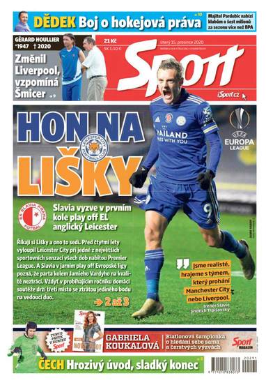 Sport - 15.12.2020 - CZECH NEWS CENTER a. s.