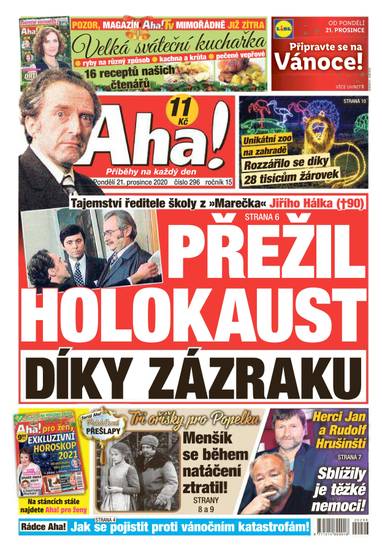 Aha! - 21.12.2020 - CZECH NEWS CENTER a. s.