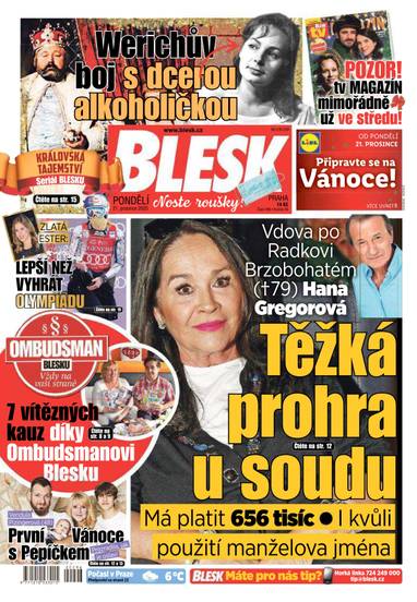 BLESK - 21.12.2020 - CZECH NEWS CENTER a. s.