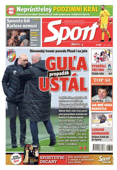 Sport - 30.12.2020 - CZECH NEWS CENTER a. s.