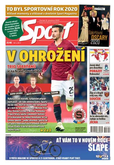 Sport - 31.12.2020 - CZECH NEWS CENTER a. s.