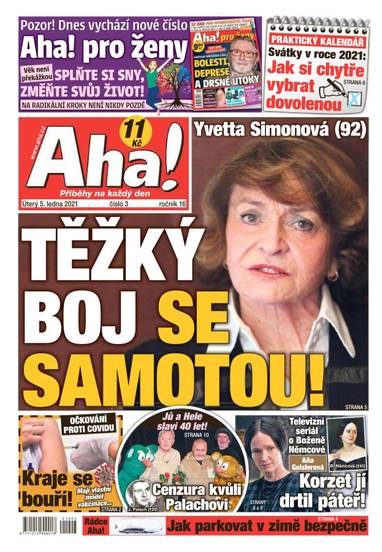 Aha! - 5.1.2021 - CZECH NEWS CENTER a. s.