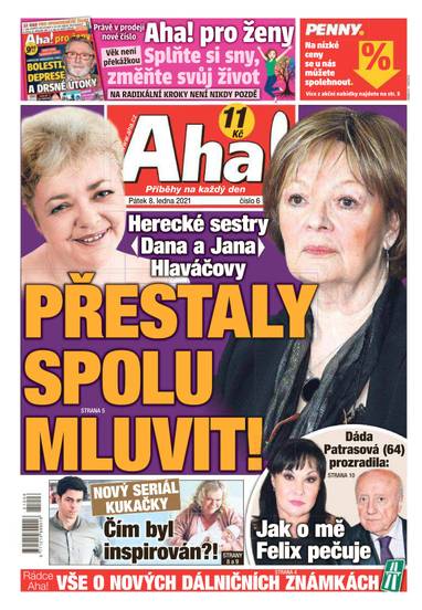 Aha! - 8.1.2021 - CZECH NEWS CENTER a. s.