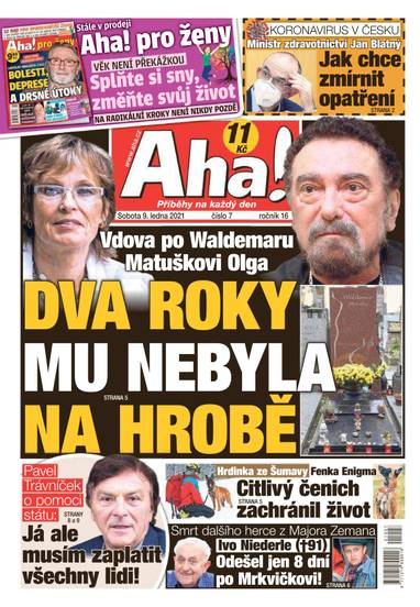 Aha! - 9.1.2021 - CZECH NEWS CENTER a. s.