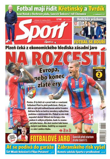 Sport - 13.1.2021 - CZECH NEWS CENTER a. s.