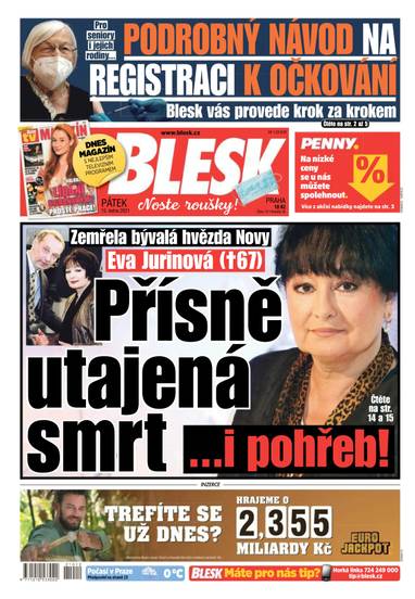 BLESK - 15.1.2021 - CZECH NEWS CENTER a. s.