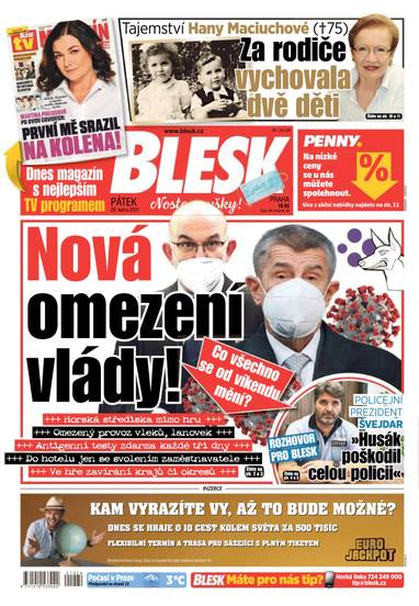 BLESK - 29.1.2021 - CZECH NEWS CENTER a. s.