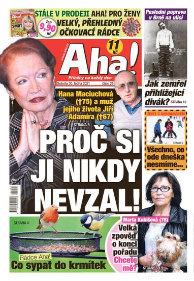 Aha! - 30.1.2021 - CZECH NEWS CENTER a. s.