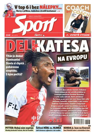 Sport - 2.2.2021 - CZECH NEWS CENTER a. s.