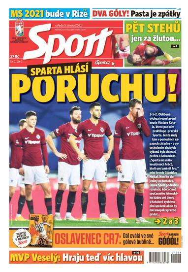Sport - 3.2.2021 - CZECH NEWS CENTER a. s.