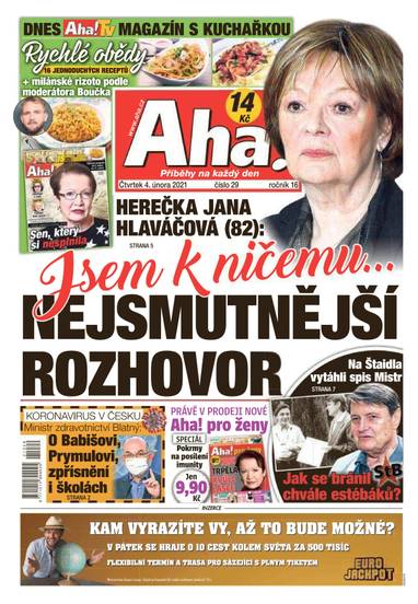 Aha! - 4.2.2021 - CZECH NEWS CENTER a. s.