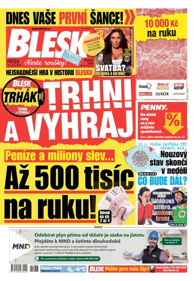 BLESK - 12.2.2021 - CZECH NEWS CENTER a. s.