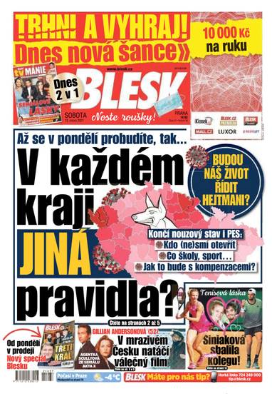 BLESK - 13.2.2021 - CZECH NEWS CENTER a. s.