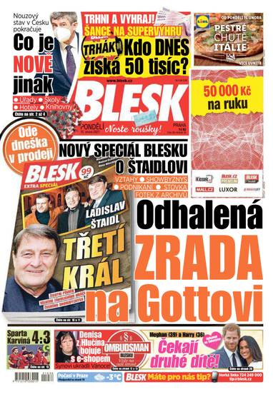 BLESK - 15.2.2021 - CZECH NEWS CENTER a. s.