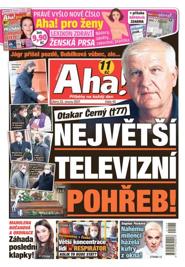 Aha! - 23.2.2021 - CZECH NEWS CENTER a. s.