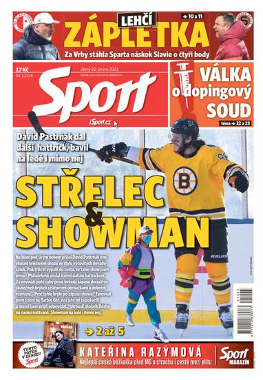 Sport - 23.2.2021 - CZECH NEWS CENTER a. s.