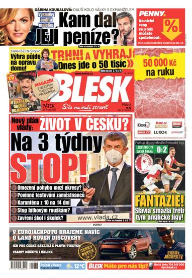 BLESK - 26.2.2021 - CZECH NEWS CENTER a. s.